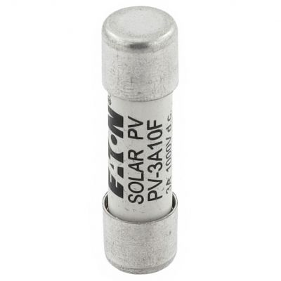 3AMP 1000VDC SOLAR FERRULE 10 X 38MM 3A 1000Vdc wkładka cylindryczna 10x38 do PV PV-3A10F EATON (PV-3A10F)