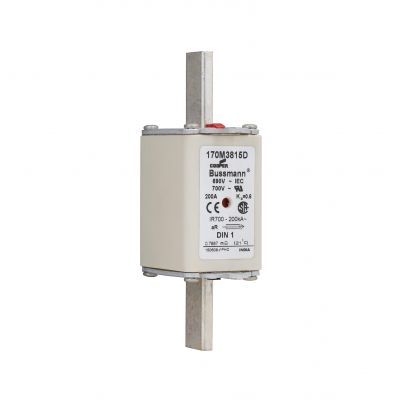 FUSE 200A 690V aR DIN 1 HSDNH Wkładka szybka 200A 690V aR DIN 1 podwójny wskaźnik 170M3815D EATON (170M3815D)