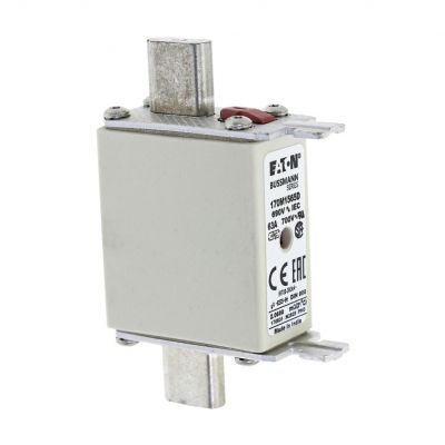 FUSE 63A 690V gR DIN 000 HSDNH Wkładka szybka 63A 690V gR DIN 000 podwójny wskaźnik 170M1565D EATON (170M1565D)