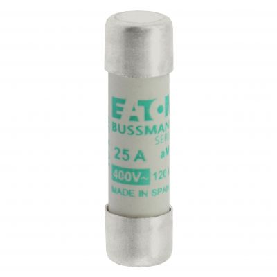 CYLINDRICAL FUSE 10 x 38 25A AM 400V AC Wkładka cylindryczna 10 x 38mm 25A AM 500V AC C10M25 EATON (C10M25)