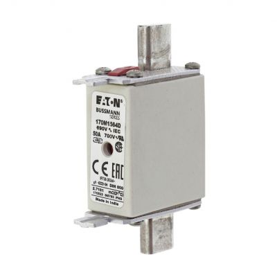 FUSE 50A 690V gR DIN 000 HSDNH Wkładka szybka 50A 690V gR DIN 000 podwójny wskaźnik 170M1564D EATON (170M1564D)