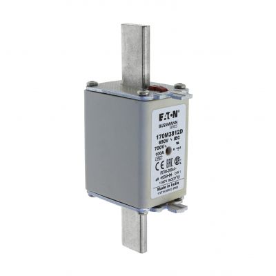 FUSE 100A 690V aR DIN 1 HSDNH Wkładka szybka 100A 690V aR DIN 1 podwójny wskaźnik 170M3812D EATON (170M3812D)