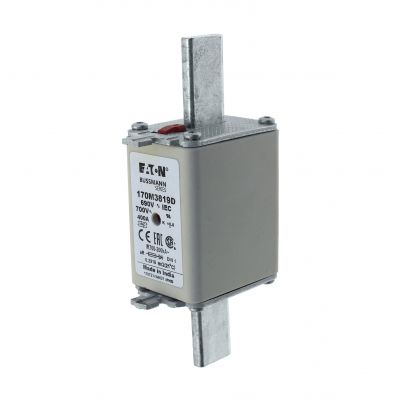 FUSE 400A 690V aR DIN 1 HSDNH Wkładka szybka 400A 690V aR DIN 1 podwójny wskaźnik 170M3819D EATON (170M3819D)