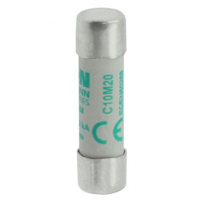 CYLINDRICAL FUSE 10 x 38 20A AM 400V AC Wkładka cylindryczna 10 x 38mm 20A AM 500V AC C10M20 EATON (C10M20)