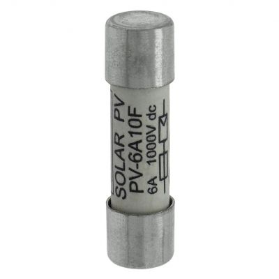 6AMP 1000VDC SOLAR FERRULE 10 X 38MM 6A 1000Vdc wkładka cylindryczna 10x38 do PV PV-6A10F EATON (PV-6A10F)