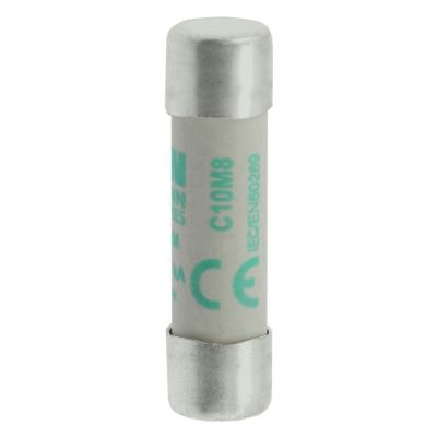 CYLINDRICAL FUSE 10 x 38 8A AM 500V AC Wkładka cylindryczna 10 x 38mm 8A AM 500V AC C10M8 EATON (C10M8)