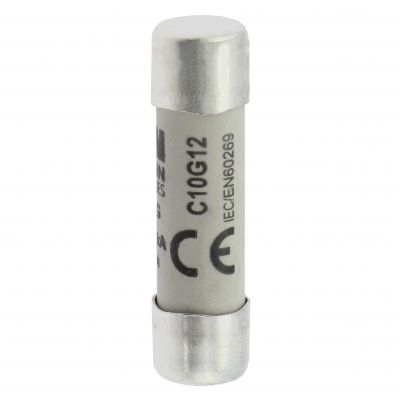 CYLINDRICAL FUSE 10 x 38 12A GG 500V AC Wkładka cylindryczna 10 x 38mm 12A GG 500V AC C10G12 EATON (C10G12)