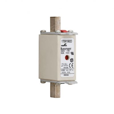 FUSE 32A 690V gR DIN 000 HSDNH Wkładka szybka 32A 690V gR DIN 000 podwójny wskaźnik 170M1562D EATON (170M1562D)