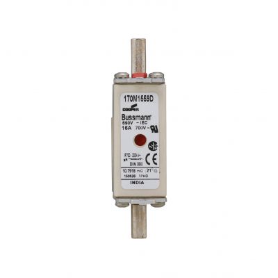 FUSE 16A 690V gR DIN 000 HSDNH Wkładka szybka 16A 690V gR DIN 000 podwójny wskaźnik 170M1559D EATON (170M1559D)