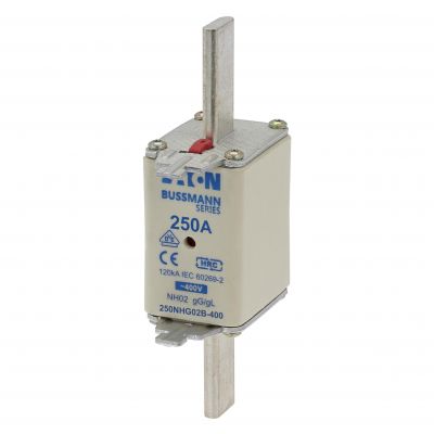 NH FUSE 250A 400V GG/GL SIZE 02 Wkładka NH02 250A 400V GL/GG podwójny wskaźnik 250NHG02B-400 EATON (250NHG02B-400)