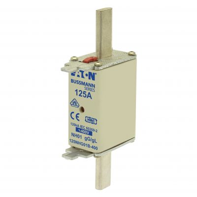 NH FUSE 125A 400V GG/GL SIZE 01 Wkładka NH01 125A 400V GL/GG podwójny wskaźnik 125NHG01B-400 EATON (125NHG01B-400)