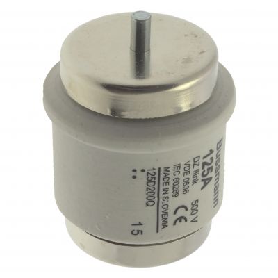 FUSE 125A DV 500V TYPE DZ Wkładka DV 125A DZ 500VAC E200 125D200Q EATON (125D200Q)