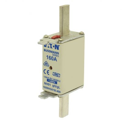 NH FUSE 160A 400V GG/GL SIZE 01 Wkładka NH01 160A 400V GL/GG podwójny wskaźnik 160NHG01B-400 EATON (160NHG01B-400)