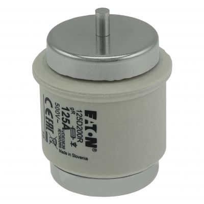 FUSE 125A DV 500VAC TYPE GR Wkładka DV 125A GR 500VAC E200 125D200R EATON (125D200R)