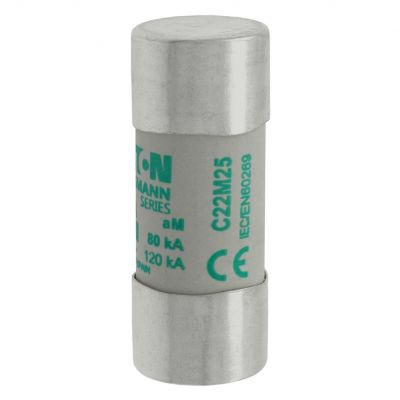 CYLINDRICAL FUSE 22 x 58 25A AM 690V AC Wkładka cylindryczna 22 x 58mm 25A AM 690V AC C22M25 EATON (C22M25)