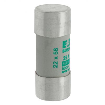 CYLINDRICAL FUSE 22 x 58 25A AM 690V AC Wkładka cylindryczna 22 x 58mm 25A AM 690V AC C22M25 EATON (C22M25)