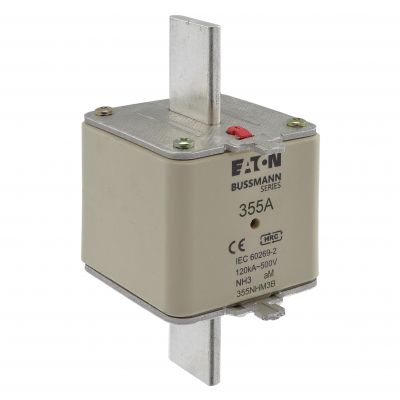 NH FUSE 355AMP 500V aM SIZE 3 DUAL IND Wkładka NH3 355A 500V AM podwójny wskaźnik 355NHM3B EATON (355NHM3B)