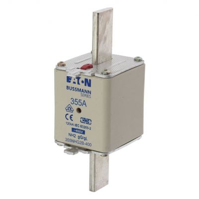 NH FUSE 355A 400V GG/GL SIZE 2 Wkładka NH2 355A 400V GL/GG podwójny wskaźnik 355NHG2B-400 EATON (355NHG2B-400)