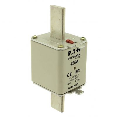 NH FUSE 425A 500V GG/GL SIZE 2 Wkładka NH2 425A 500V GL/GG podwójny wskaźnik 425NHG2B EATON (425NHG2B)