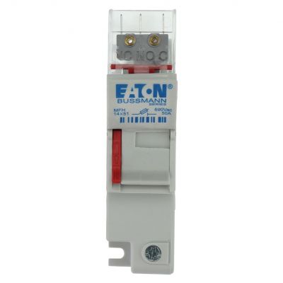 1 Pole 14x51 MFH Micro Switch Podstawa wkładki cylindrycznej 14x51 1P 50A 690VAC mikroprzekaźnik CH141DMSU-F EATON (CH141DMSU-F)