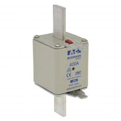 NH FUSE 400A 400V GG/GL SIZE 03 Wkładka NH03 400A 400V GL/GG podwójny wskaźnik 400NHG03B-400 EATON (400NHG03B-400)