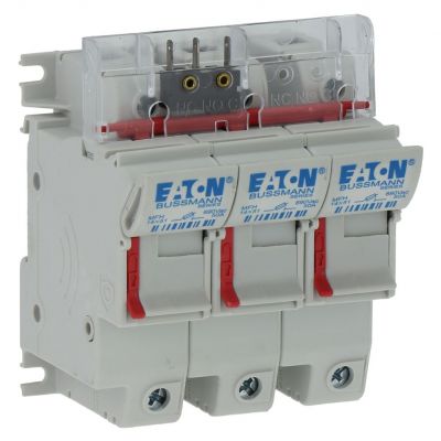 3 Pole 14x51 MFH Micro Switch Podstawa wkładki cylindrycznej 14x51 3P 50A 690VAC mikroprzekaźnik CH143DMSU-F EATON (CH143DMSU-F)