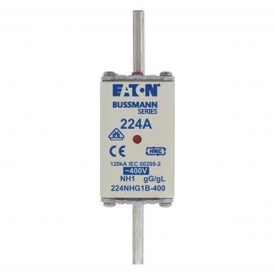 NH FUSE 224A 400V GG/GL SIZE 1 Wkładka NH1 224A 400V GL/GG podwójny wskaźnik 224NHG1B-400 EATON (224NHG1B-400)