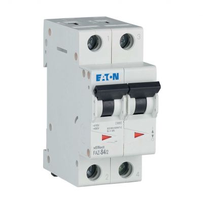 FAZ-S4/2 Wyłącznik nadprądowy 10kA S4A 2P 278808 EATON (278808)