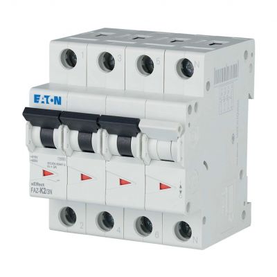 FAZ-K2/3N Wyłącznik nadprądowy 10kA K2A 3P+N 279006 EATON (279006)