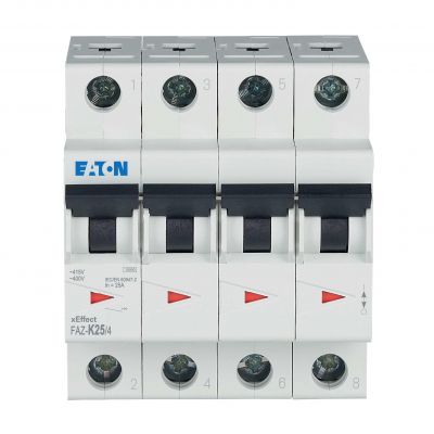 FAZ-K25/4 Wyłącznik nadprądowy 10kA K25A 4P 279101 EATON (279101)