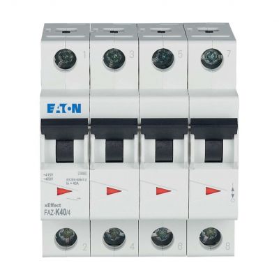 FAZ-K40/4 Wyłącznik nadprądowy 10kA K40A 4P 279103 EATON (279103)