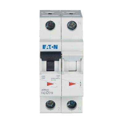 FAZ-C1/1N Wyłącznik nadprądowy 15kA C1A 1P+N 278659 EATON (278659)