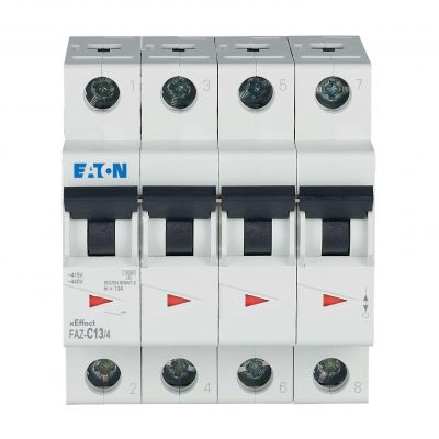 FAZ-C13/4 Wyłącznik nadprądowy 15kA C13A 4P 279059 EATON (279059)