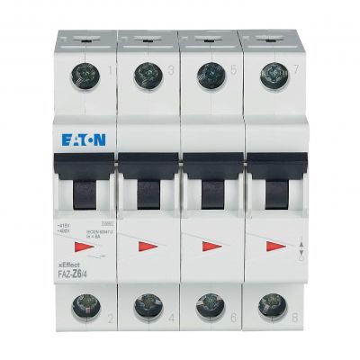 FAZ-Z6/4 Wyłącznik nadprądowy 10kA Z6A 4P 279112 EATON (279112)