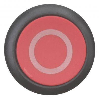 M22S-D-R-X0 Napęd przycisku czerwony /O/ z samopowrotem płaski 216606 EATON (216606)