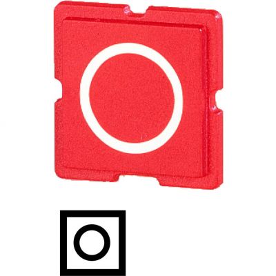 10TQ25 Wkładka przycisku czerwona 0 091536 EATON (091536)