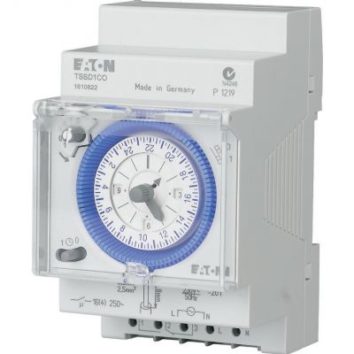 TSSD1CO Analogowy zegar sterowniczy 24h 1 przem. 167391 EATON (167391)