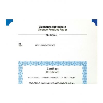 LIC-PLC-MXP-COMPACT Licencja sterownika PLC do paneli XV100 142581 EATON (142581)