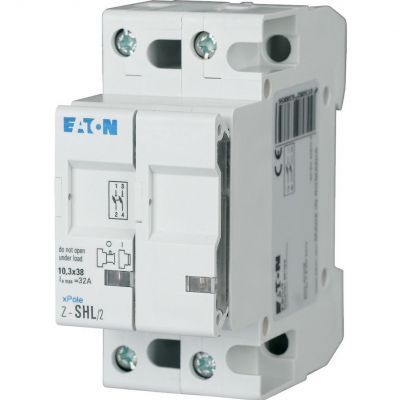 Z-SHL/2 Rozłącznik bezpiecznikowy cylindryczny 10x38mm 2P 263885 EATON (263885)