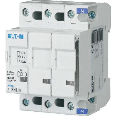 Z-SHL/3N Rozłącznik bezpiecznikowy cylindryczny 10x38mm 3P+N 263887 EATON (263887)