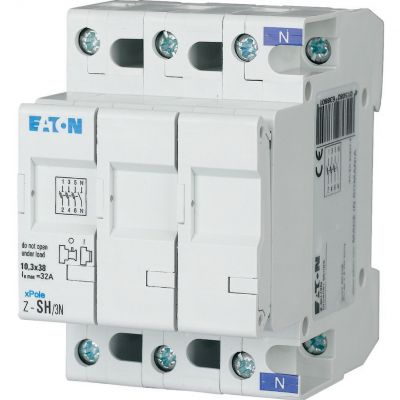 Z-SH/3N Rozłącznik bezpiecznikowy cylindryczny 10x38mm 3P+N 263880 EATON (263880)