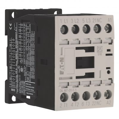 DILM7-01-EA(24VDC) Stycznik 3kW 400V sterowanie 24VDC 190028 EATON (190028)