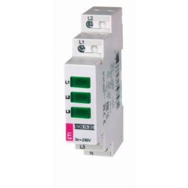 Sygnalizator obecności napięcia (3 x zielona LED) SON H-3G 002471556 ETI (002471556)