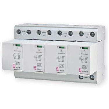 Ogranicznik przepięć T1+T2 (B+C) - bez prądu upływu ETITEC SM T12 300/25 4+0 RC 002440573 ETI (002440573)