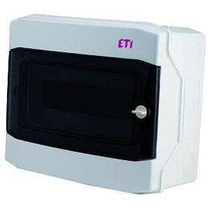 Rozdzielnica natynkowa 1x12 IP65 drzwi transparentne ECH-12PT 001101062 ETI (001101062)