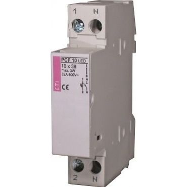 Rozłącznik bezpiecznikowy PCF 10 1P+N 002550002 ETI (002550002)
