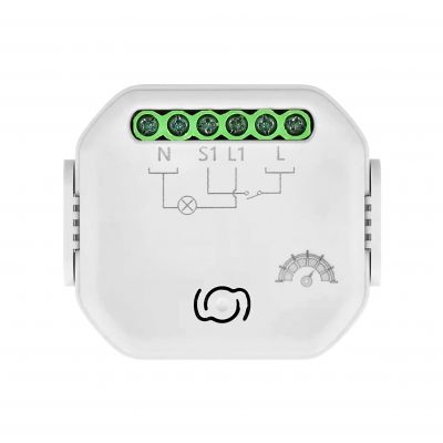 Przekaźnik dopuszkowy 1-kanałowy ze ściemniaczem Tuya Smart Wi-Fi+BLE (OR-SH-17102)