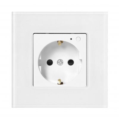 Gniazdo pojedyncze Tuya Smart Wi-Fi, Schuko, białe (OR-SH-17205(GS)/W)