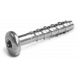 Wkręt do betonu z łbem soczewkowym ocynk galwaniczny 6x40mm 100szt. RAWLPLUG (R-LX-06X040-P-ZP)