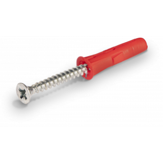 Kołek uniwersalny UNO 6mm z wkrętem 4,0x35mm 100szt. RAWLPLUG (UNO-06+435)